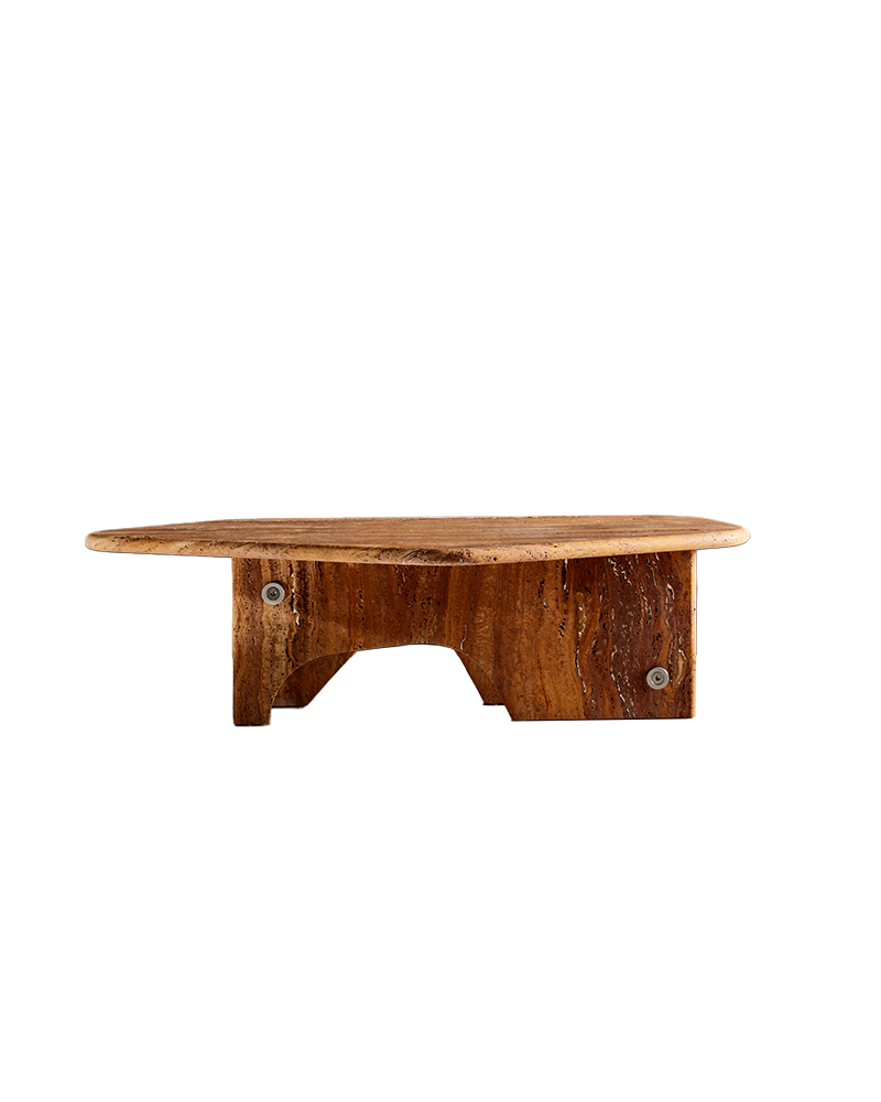 Gia Coffee Table by Slash Objects - Carved Solid Wood | Monde