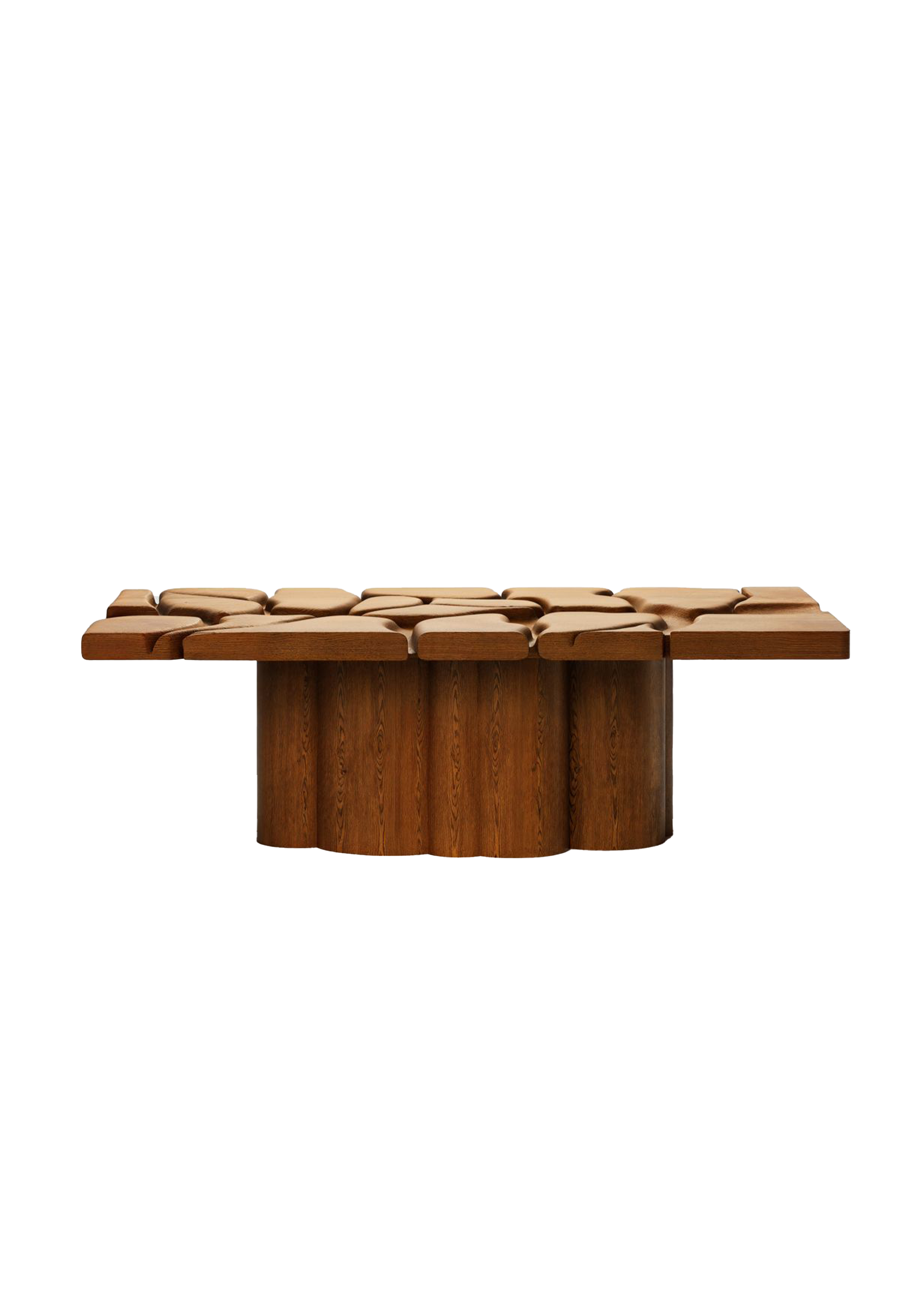 Salvante C1 Coffee Table by Piotr Dabrowa - Travertine | Monde