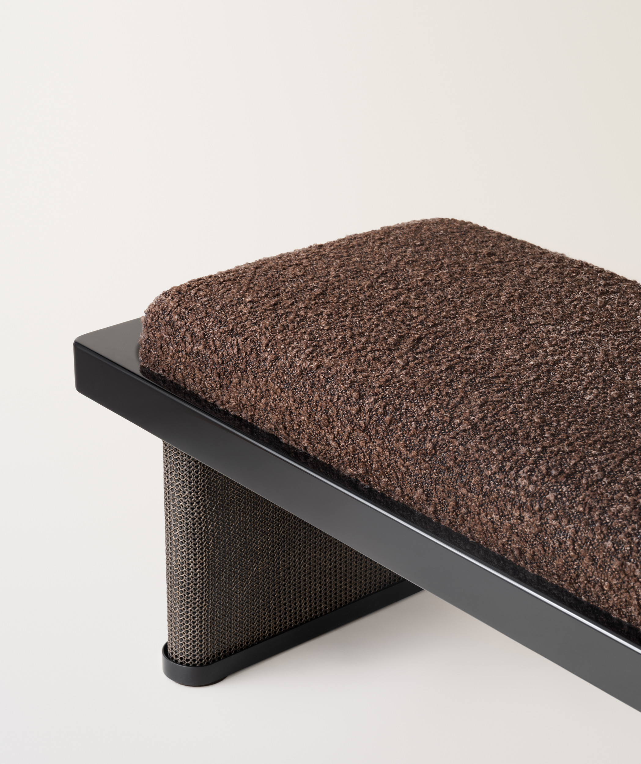 Armor Bench by Konekt - High-Gloss Lacquer Statement Seating