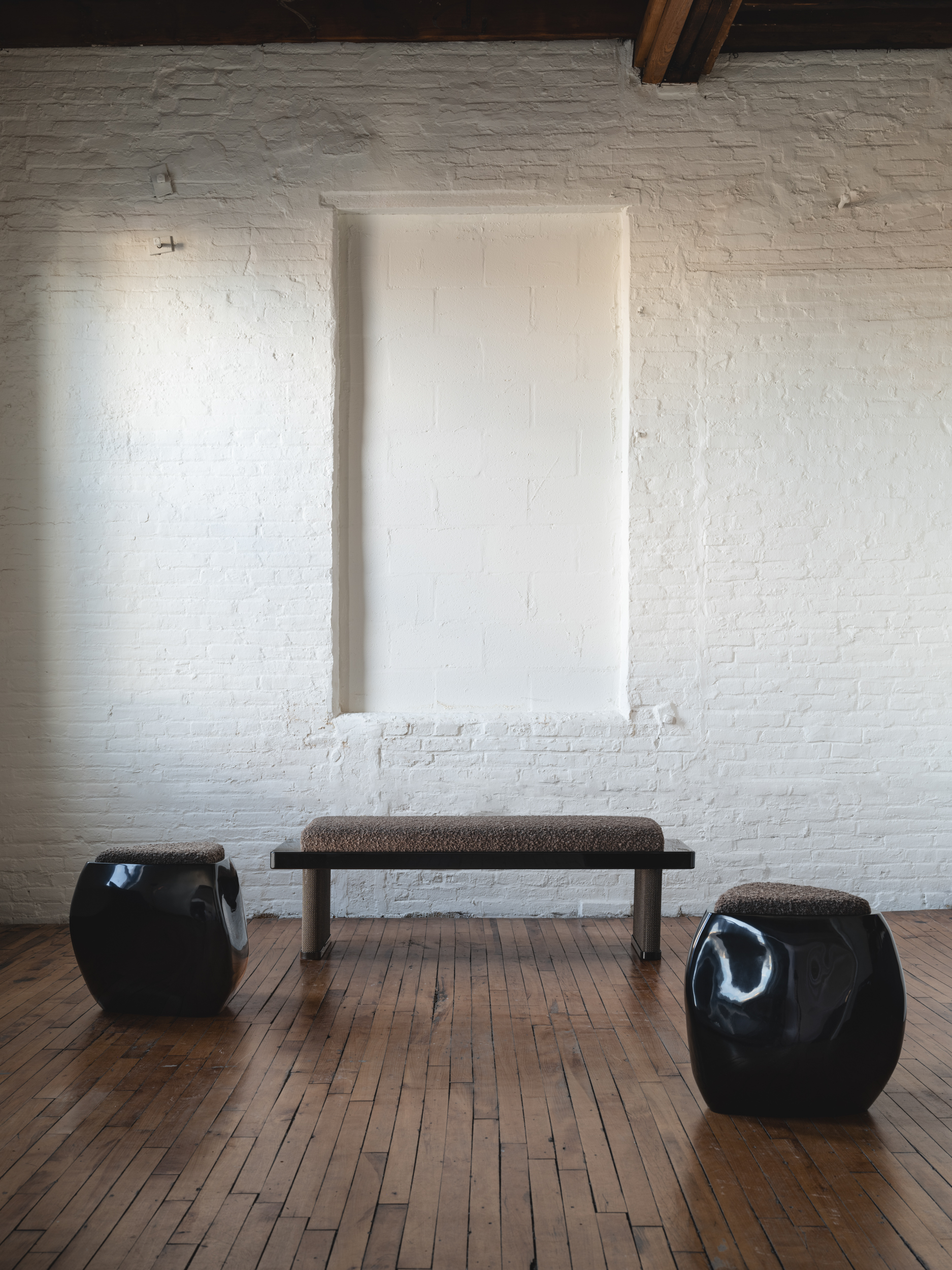 River Stool by Konekt - Sculptural Fiberglass Seating | Monde Singulier