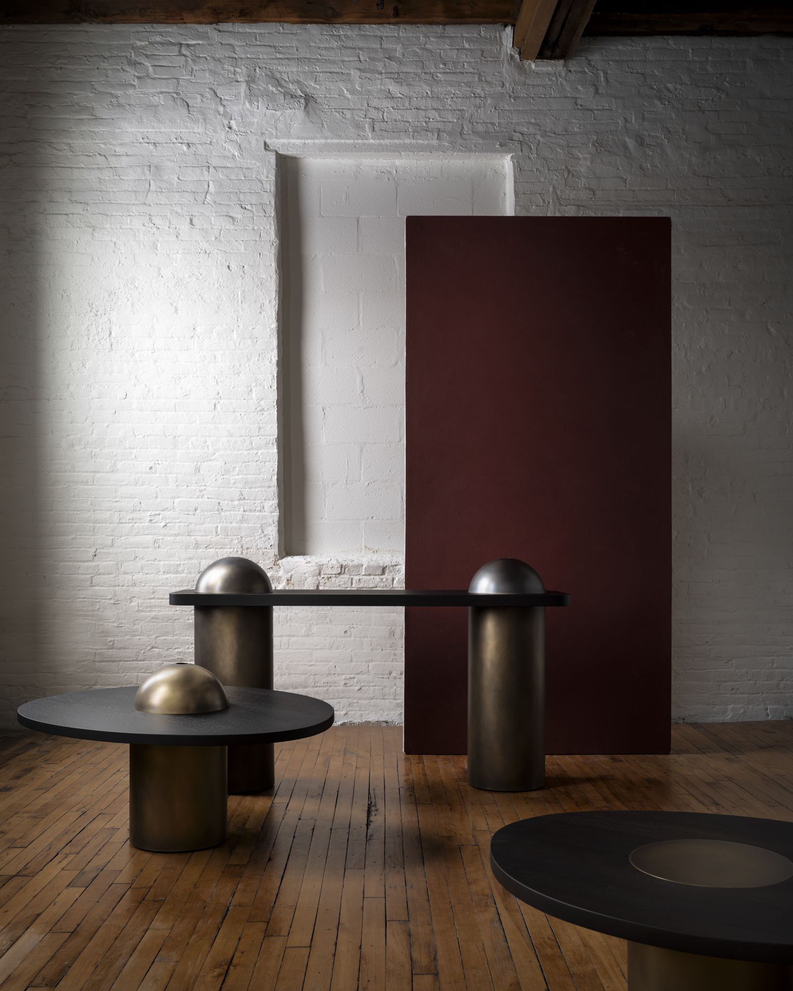 Armor Bench by Konekt - High-Gloss Lacquer Statement Seating