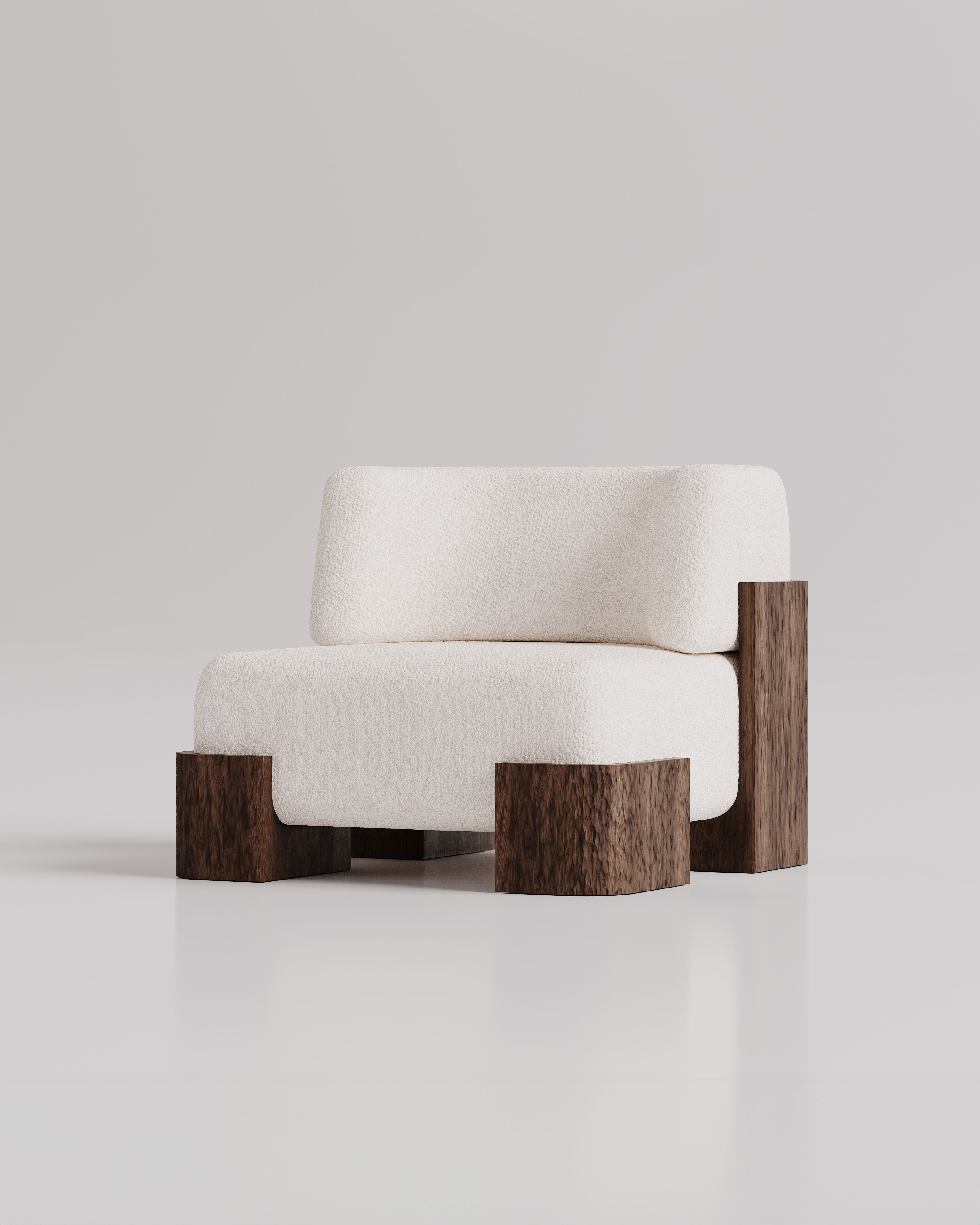 Manhattan Armchair (Curved Backrest) by Girodroux & Delpy | Monde Singulier