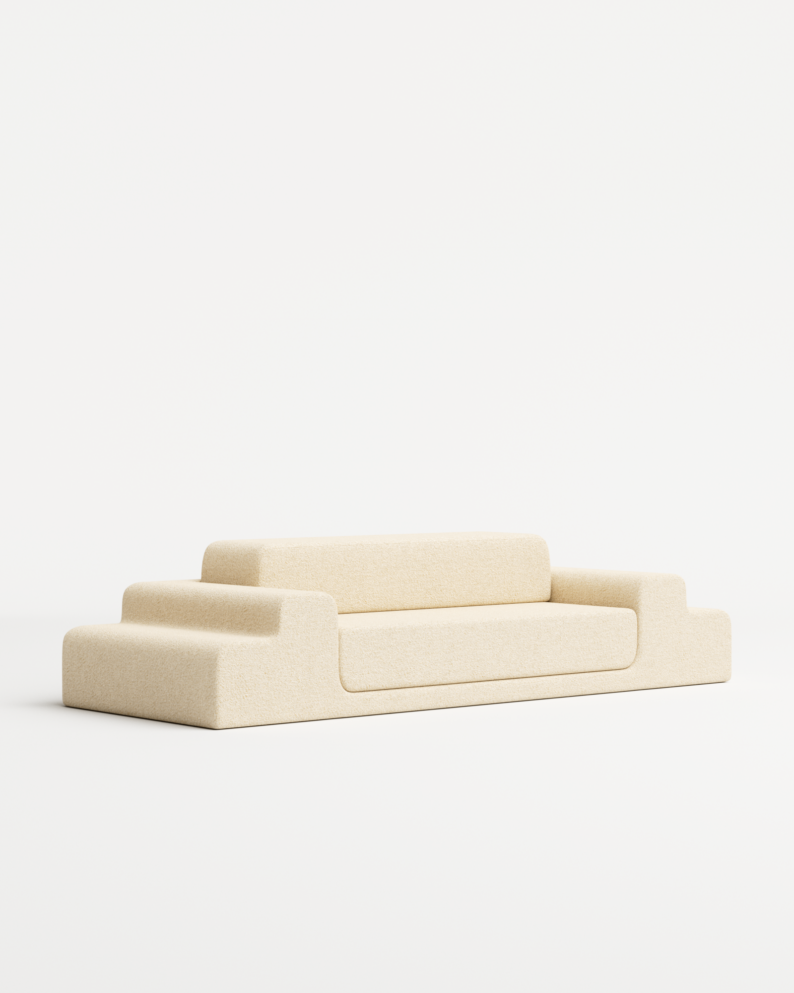 Médano Sofa in Bouclé by Estudio Persona - Seating | Monde Singulier