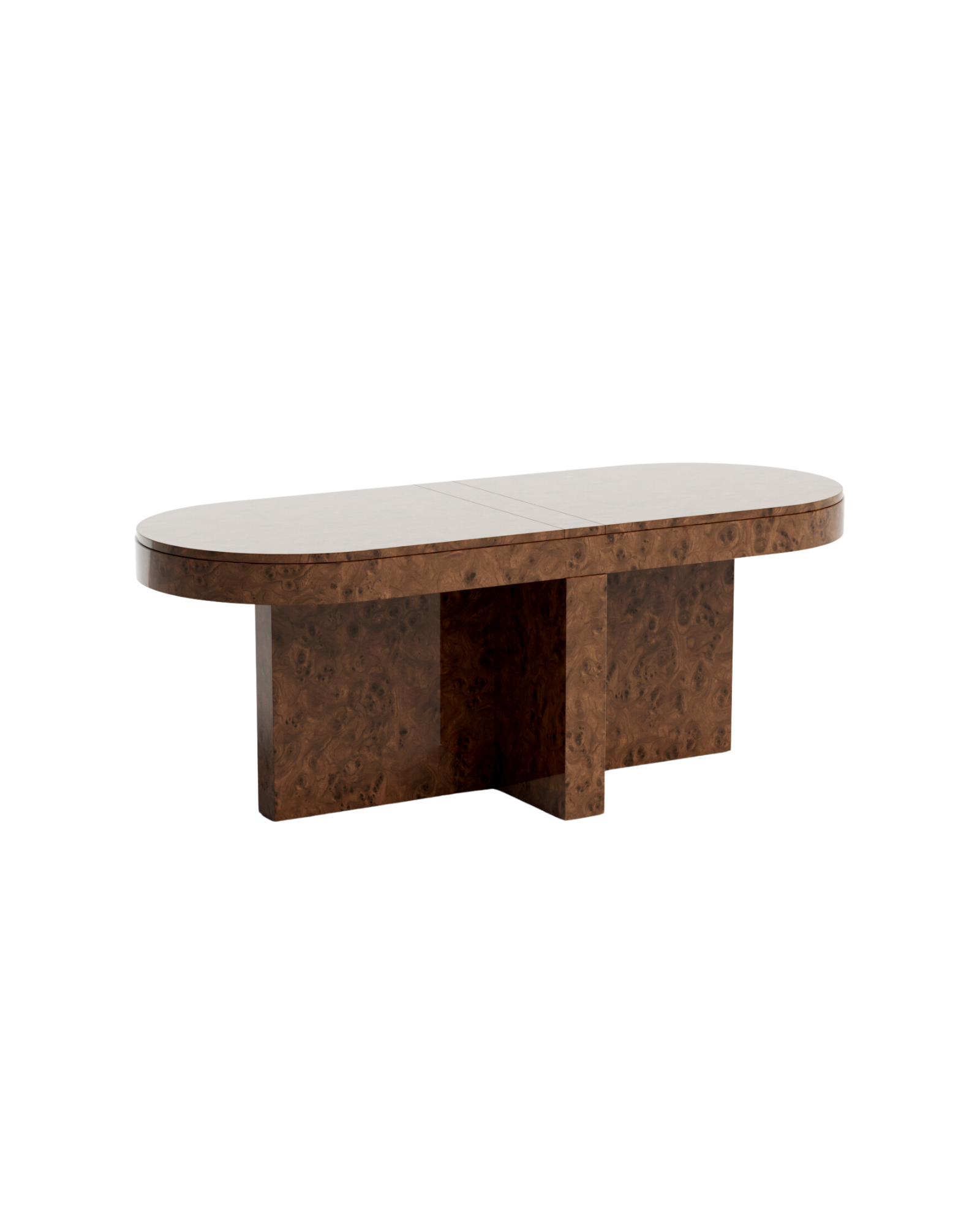 Meï 06 Oval Dining Table by Agence Volta - Solid Walnut | Monde Singulier