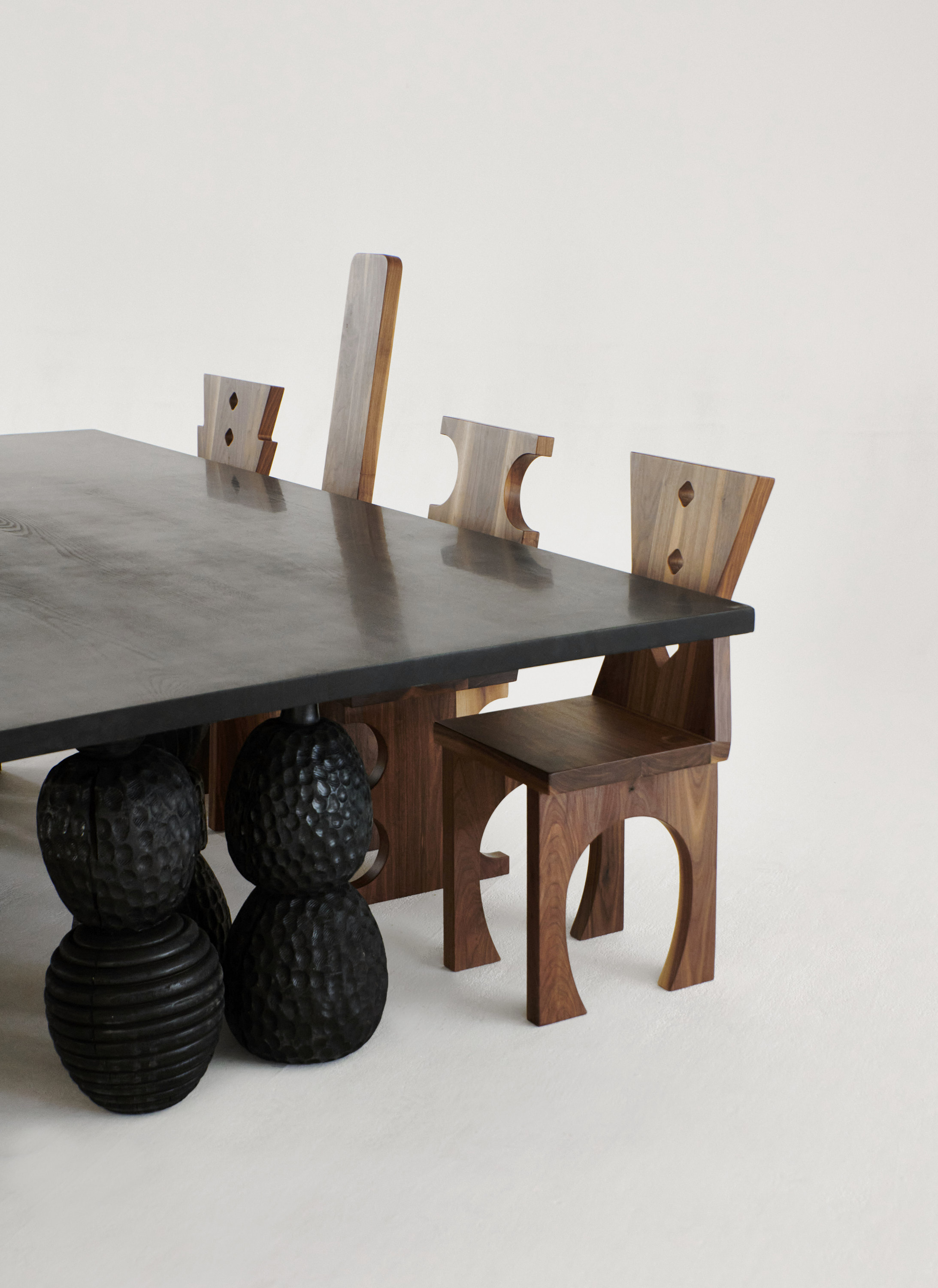 Porto Chair No4 by Project 213A - Solid Walnut Seating | Monde