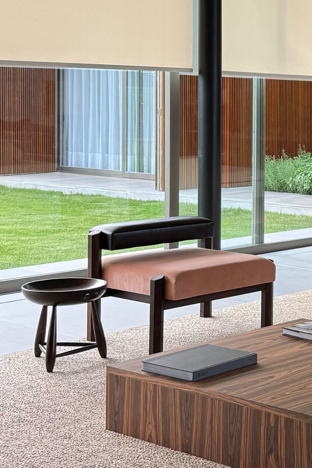 Aracá Easychair by Mobília Puro - Dark Wood Brindle | Monde Singulier