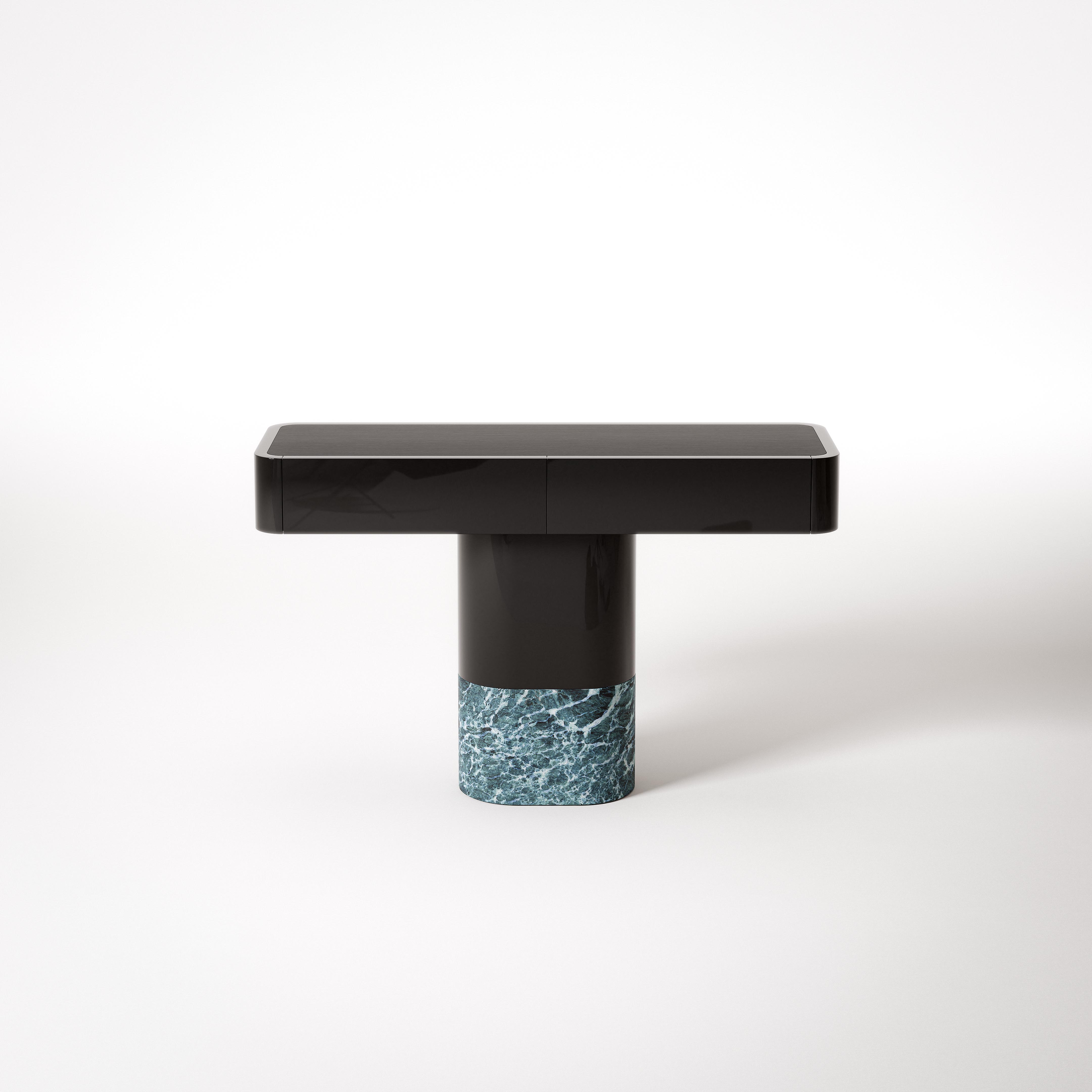 Titano by Giulio Zizzari - Verde Alpi Marble Table | Monde Singulier