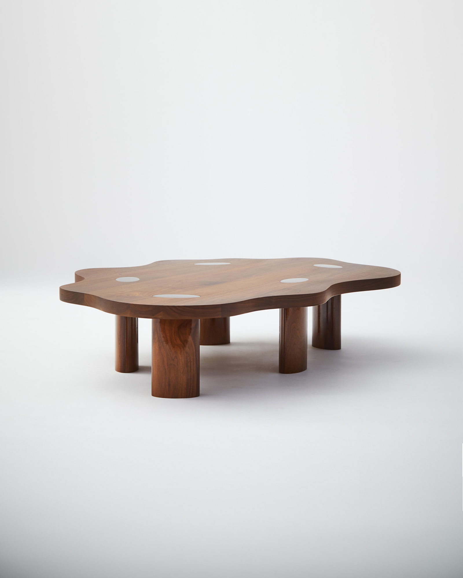 Cloud Coffee Table L by Veermakers - Dark Walnut | Monde Singulier