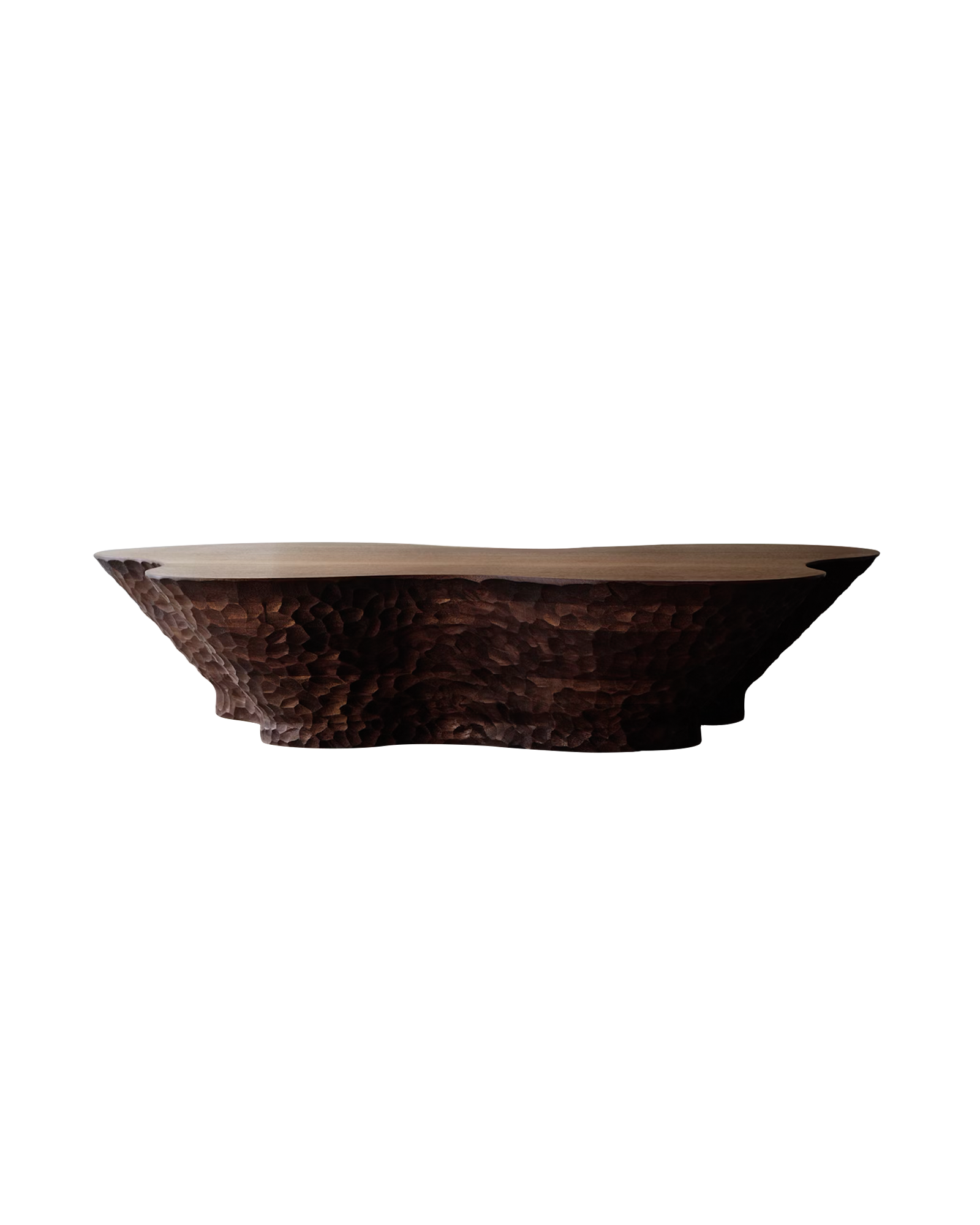SKL Coffee Table by Veermakers - Carved Mahogany | Monde Singulier