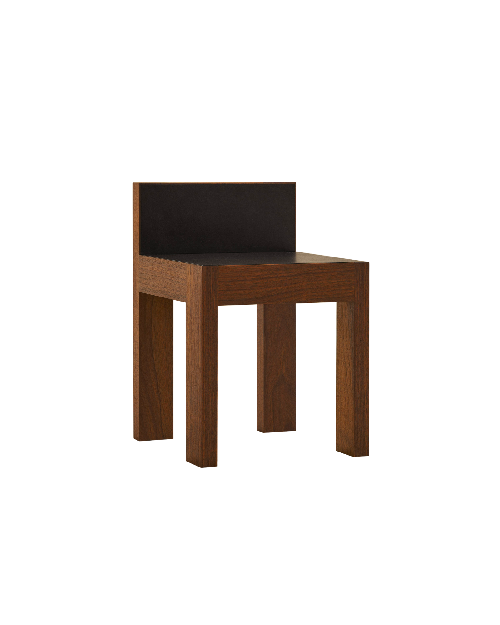 Strict Bar Stool by Veermakers - Solid Walnut | Monde Singulier